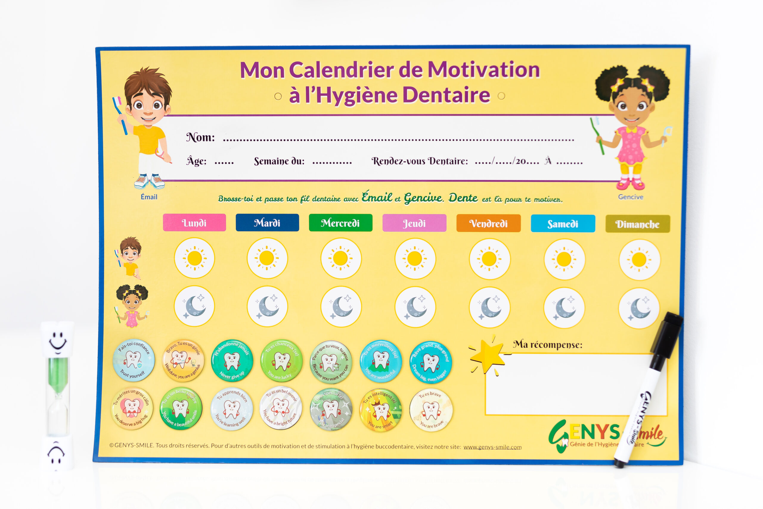 Lire la suite à propos de l’article Comment utilise-t-on le calendrier de motivation à l’hygiène dentaire?